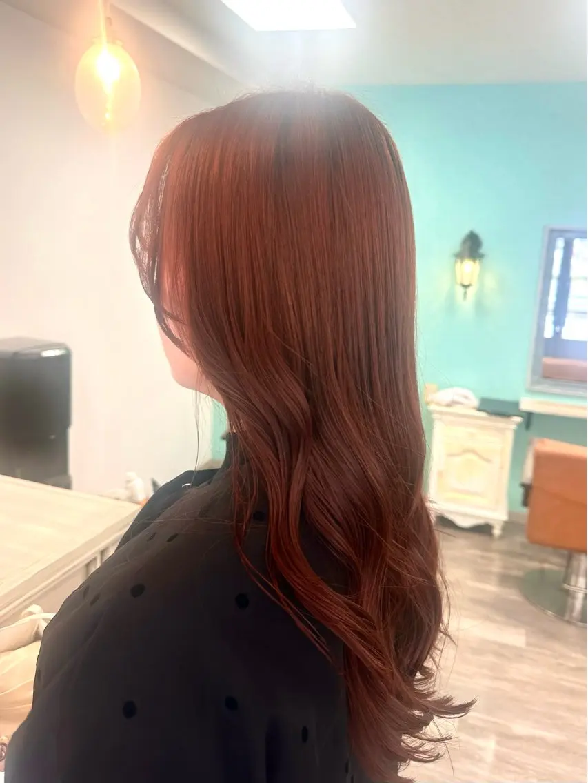 《𝐌𝐢𝐧𝐢𝐦𝐨限定🎀》《リピート様限定》👸🏻カット&ブリーチなしワンカラーモデルの写真