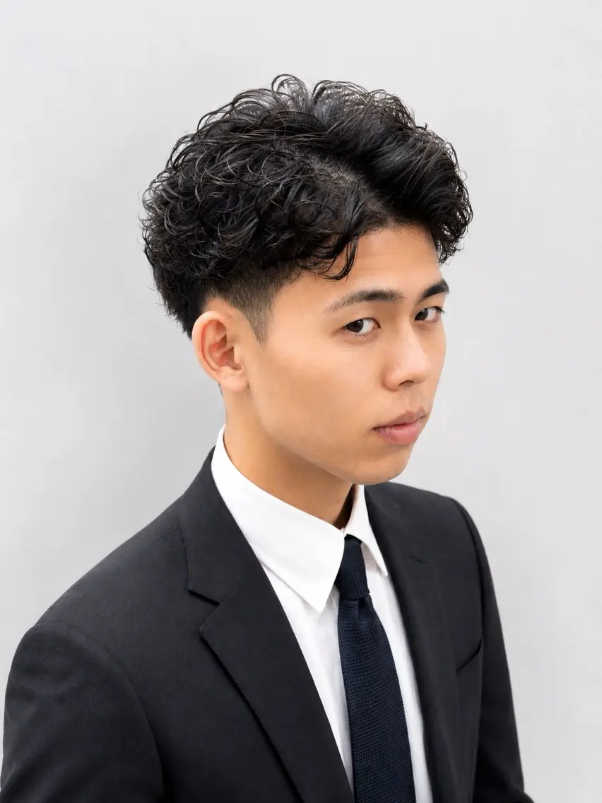 ショート カット パーマ トリートメント メンズ特化⭐ KAZUのヘアスタイル