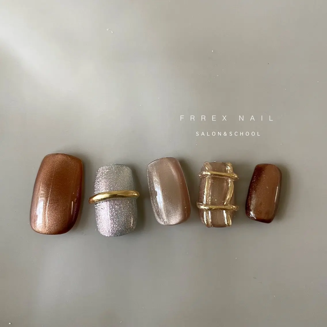 ネイル マグネットネイル ハンドネイル ハンドケア freex nail /ニュアンス/個性派のネイルデザイン