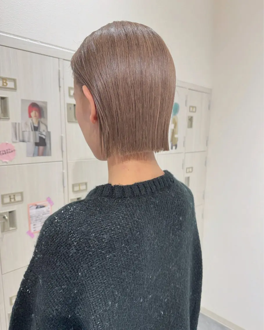 ショート カラー ヘアカラー トリートメント ツチイ リョウタのヘアスタイル