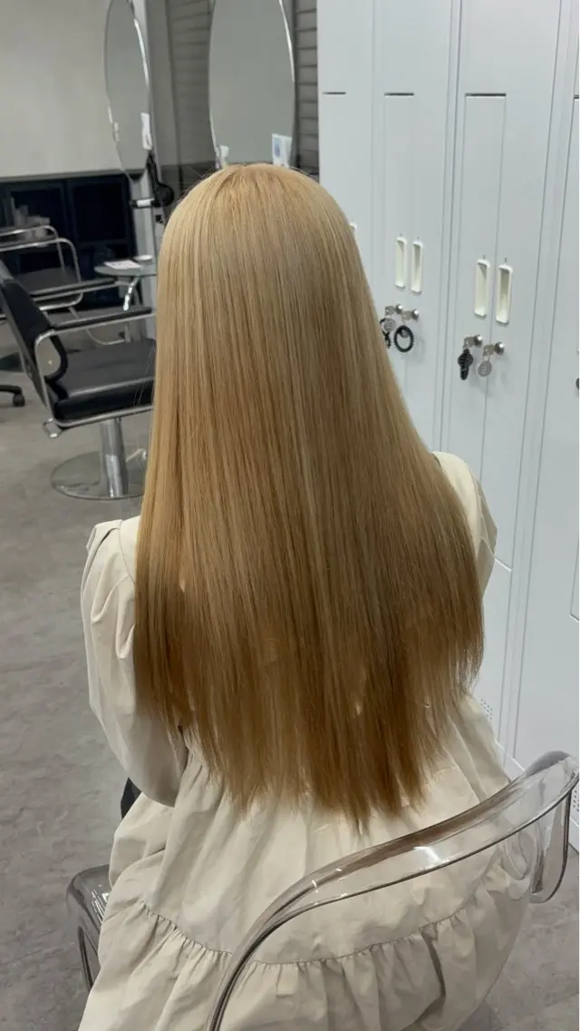 ロング 長谷川 日南のヘアスタイル