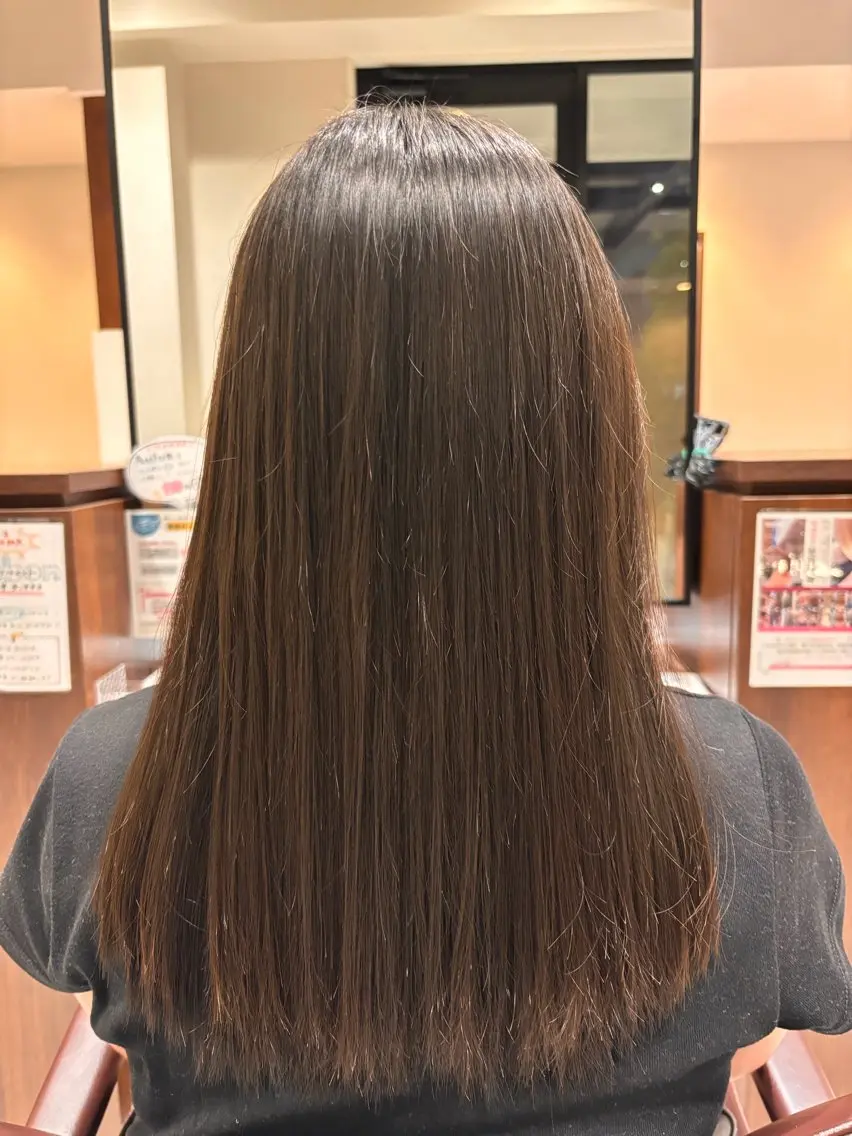 セミロング 🫧ナチュラル矯正 /カラー🫧あやりのヘアスタイル