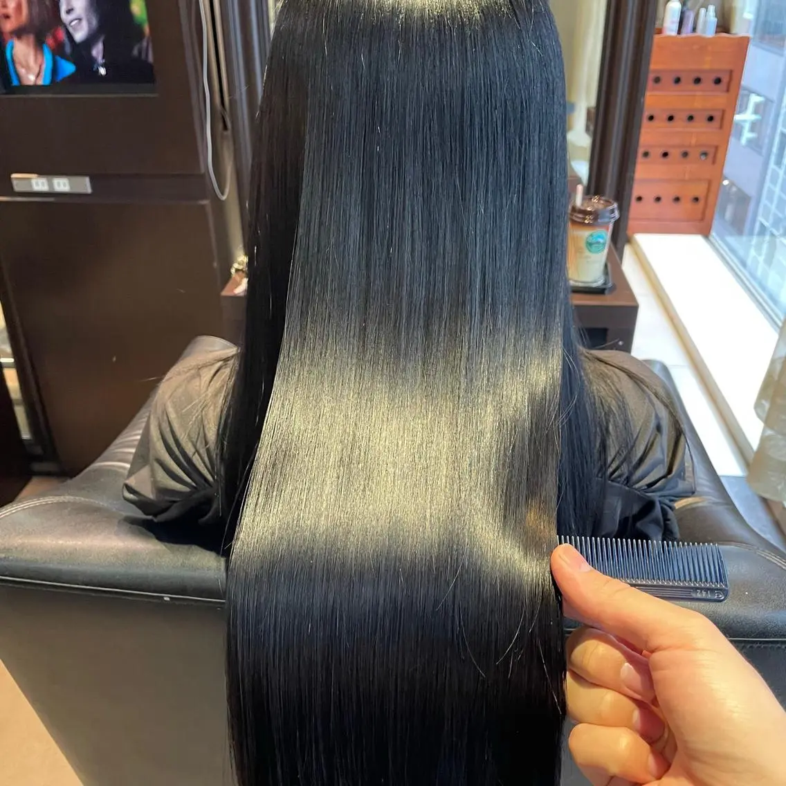 ロング カラー カット ヘアカラー トリートメント 心斎橋 美髪職人　近江のヘアスタイル