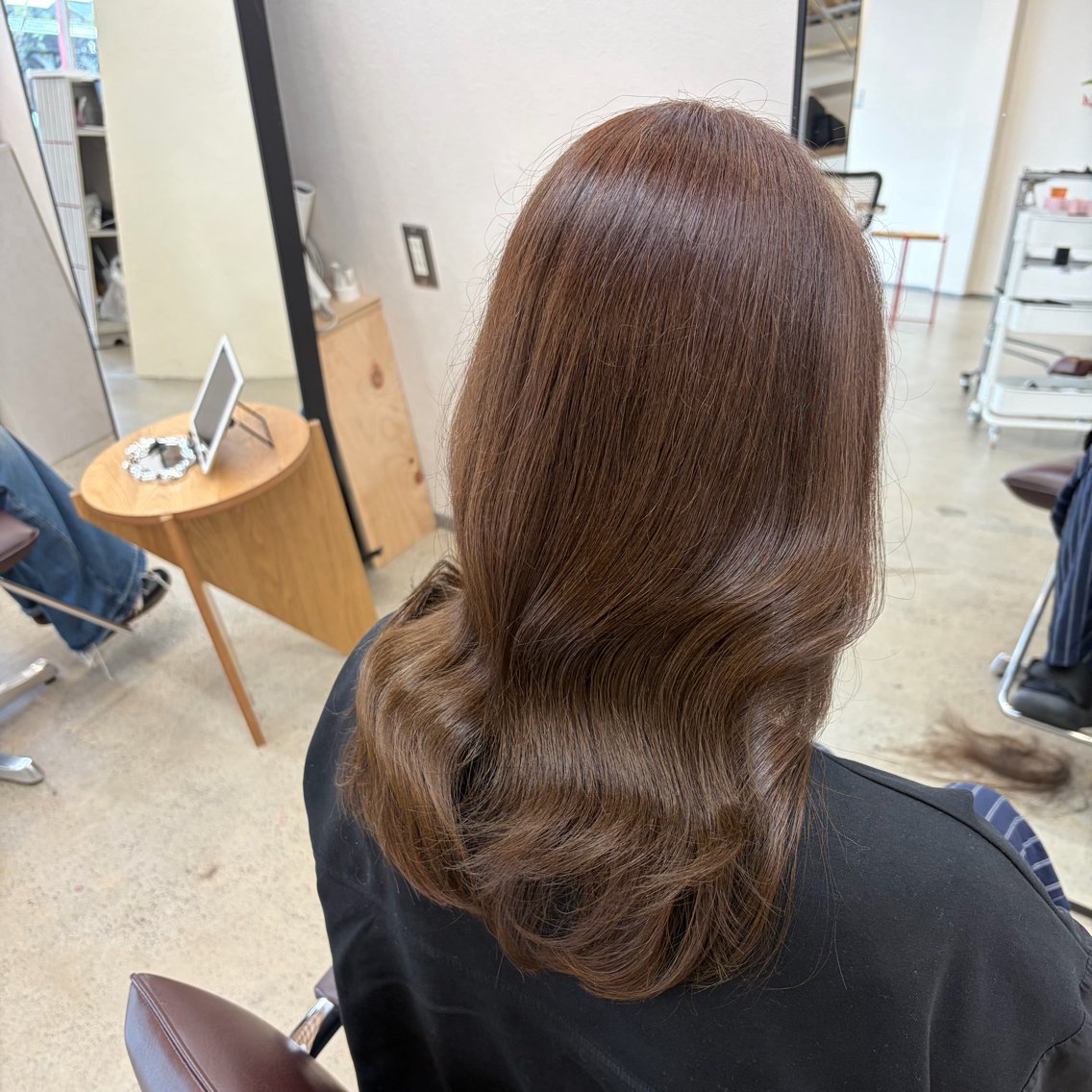 ミディアム ヘアカラー 🎀【顔周りカット】 Mayu🎀のヘアスタイル