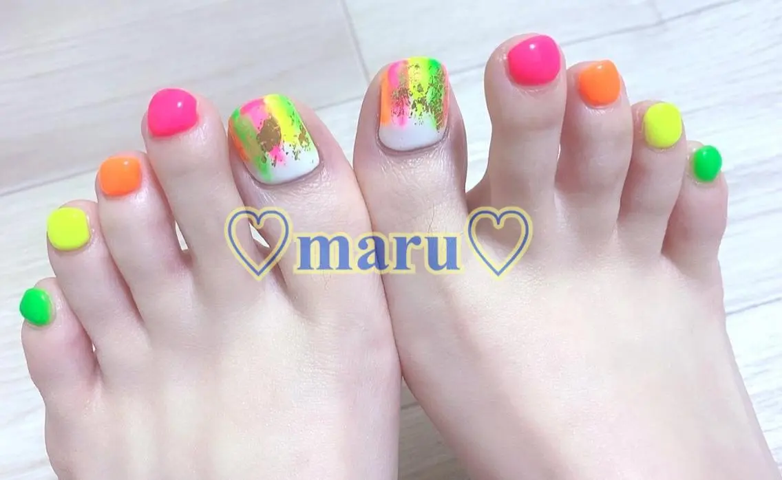 ネイル フットネイル ハンドネイル フットネイル まるみ♡7/1〜値上 げ致します(>_<)のその他イメージ