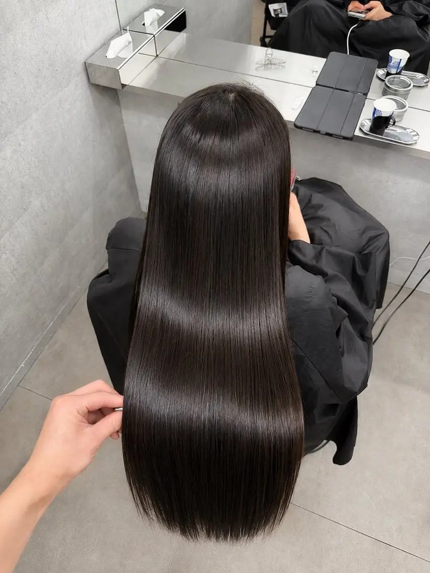 ロング くせ毛 トリートメント トリートメント 🌈縮毛矯正特化 No.1 SORAのヘアスタイル