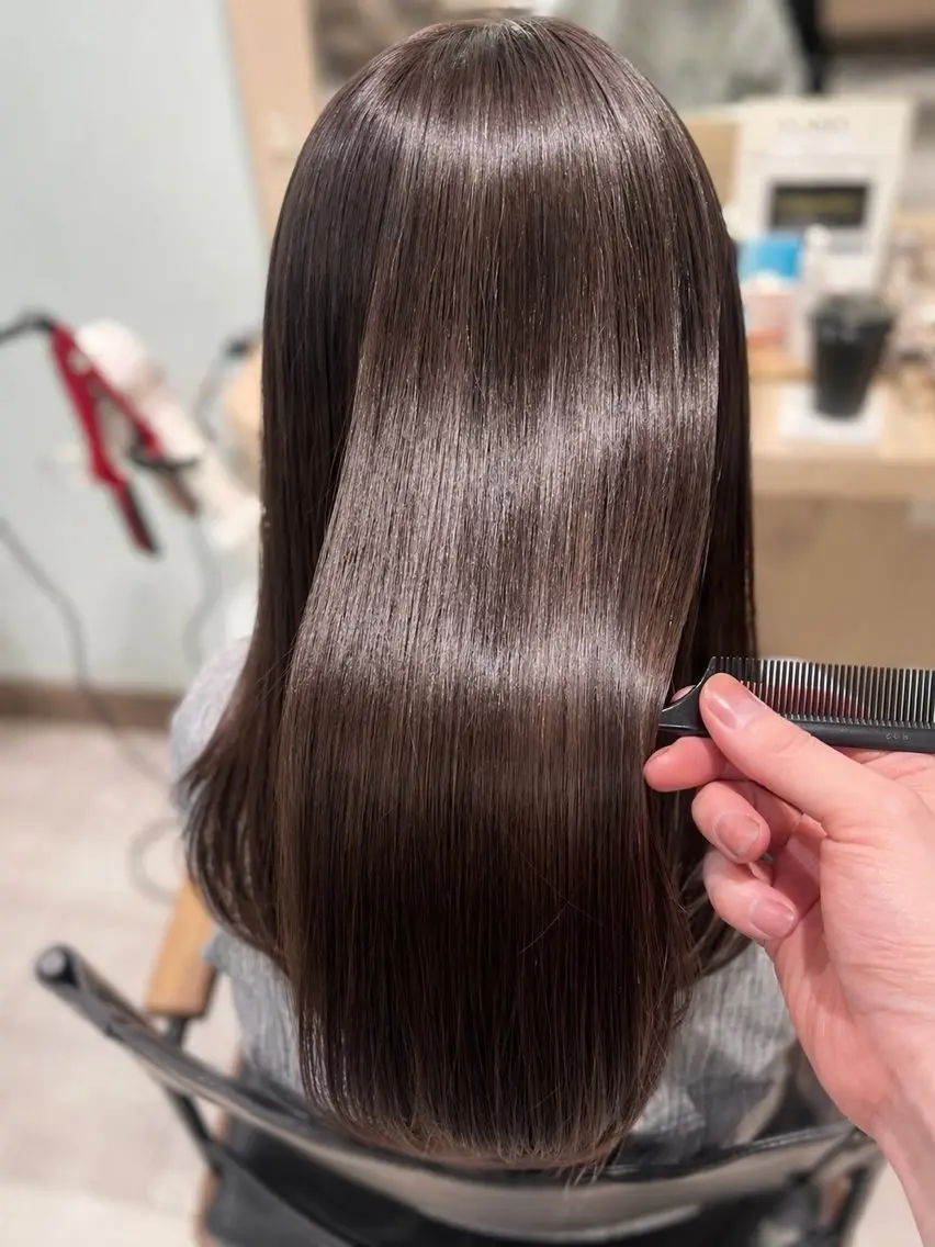 ロング カラー カット ヘアカラー トリートメント 佐藤 魁人のヘアスタイル