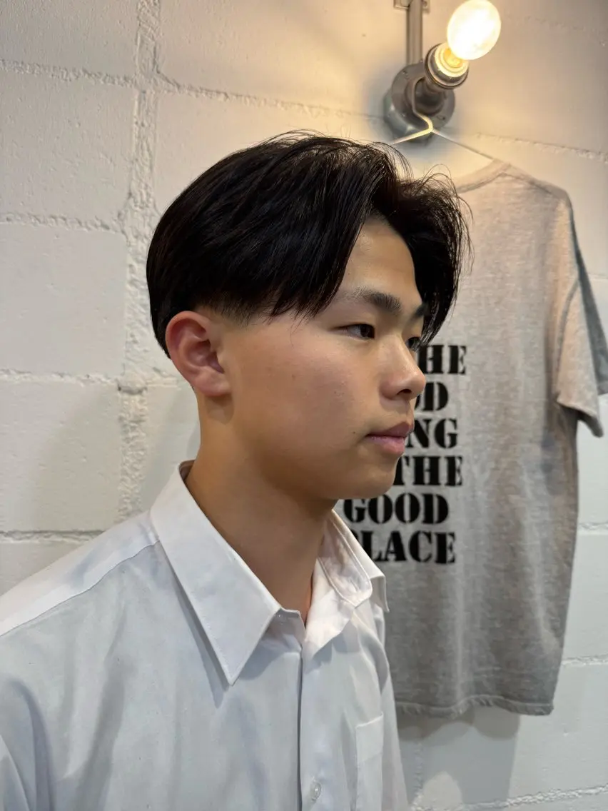 ショート メンズ 堀 琉冴のヘアスタイル