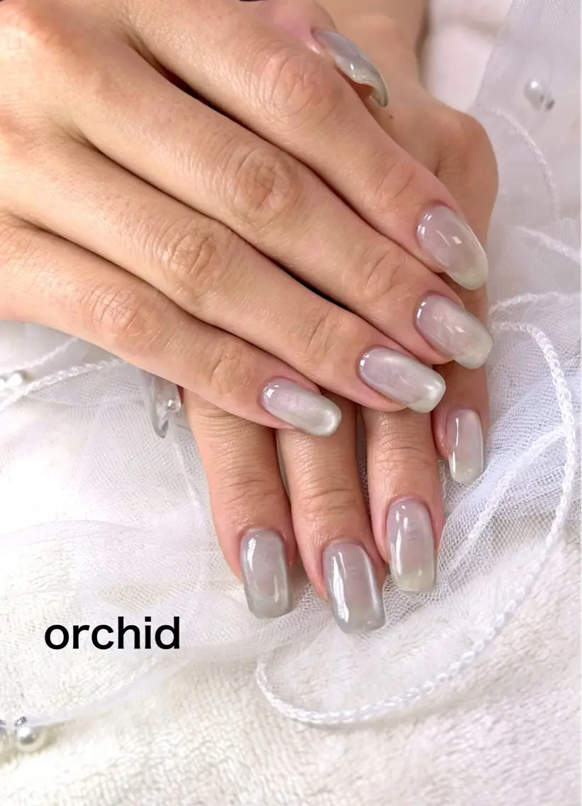 ネイル ハンドネイル フットネイル orchid ♡オーキッドのネイルデザイン