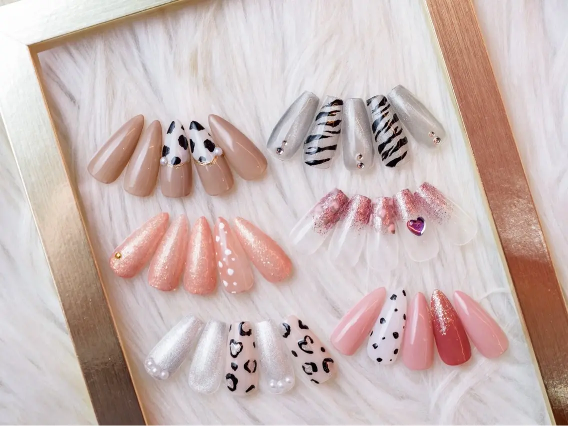 ネイル 長さ出し スカルプネイル ネイルチップ ハンドネイル KIREIE Soraのネイルデザイン
