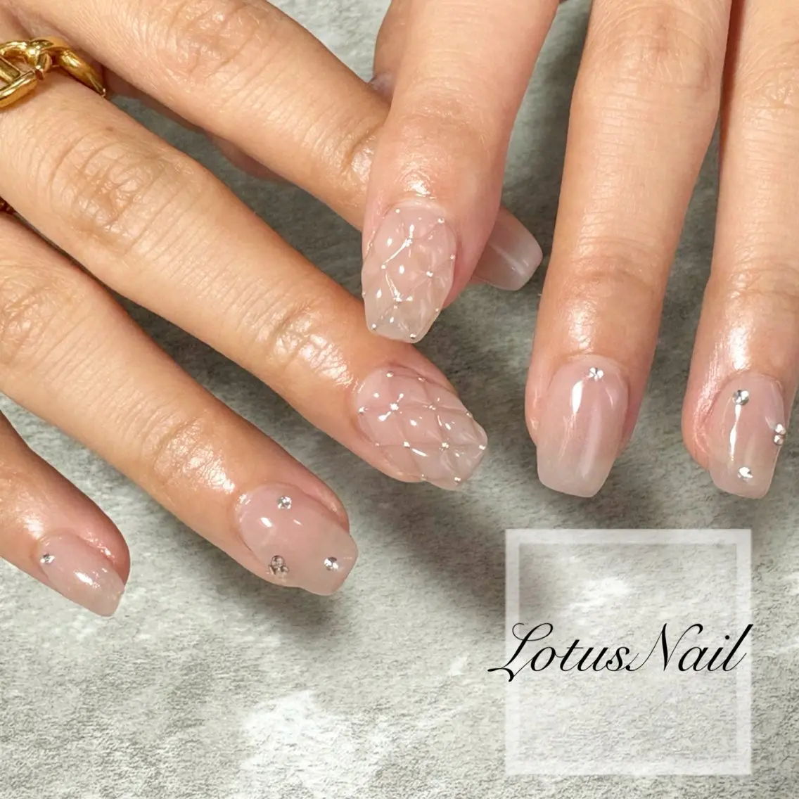 ネイル スカルプネイル ハンドネイル Lotus Nailのネイルデザイン