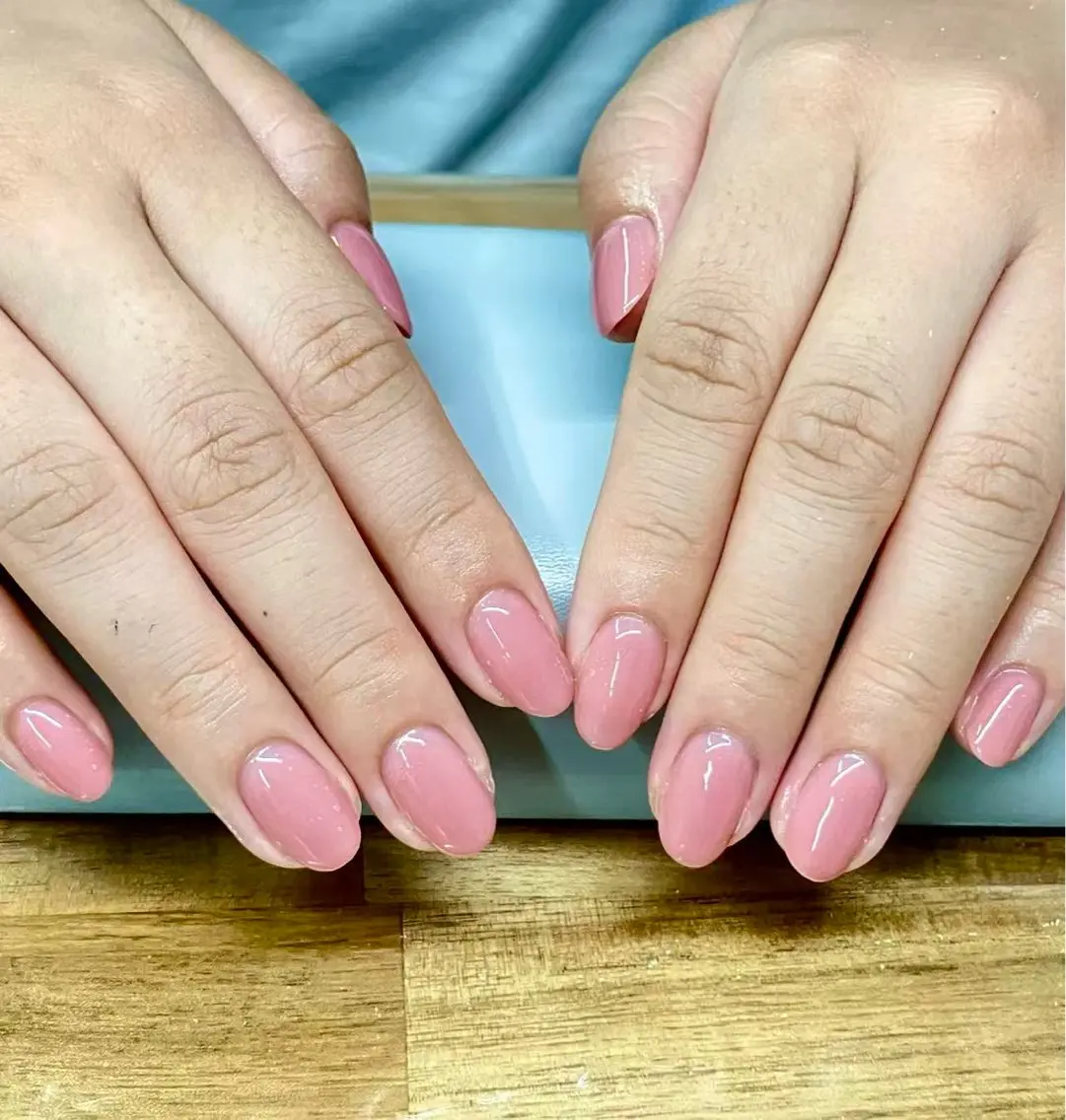 ネイル ハンドネイル ユリ🎀長さだし/ パラジェル/持ち込みのネイルデザイン
