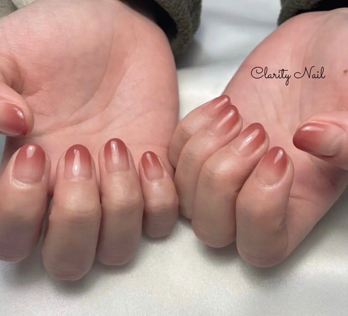 ネイル グラデーション ハンドネイル Clarity Nailのネイルデザイン
