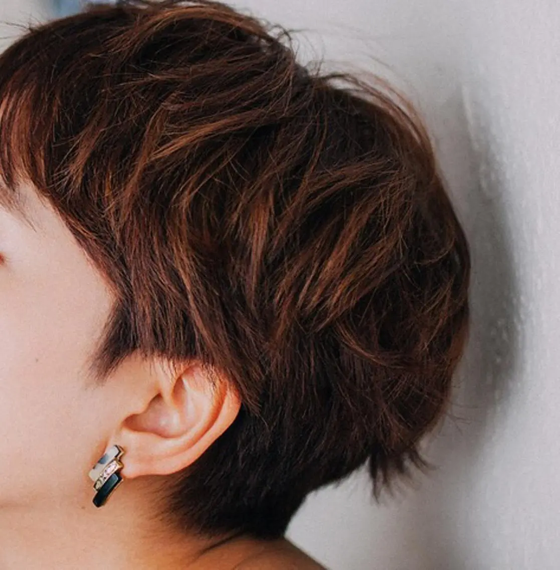 ショート カラー パーマ ヘアアレンジ メンズ キッズ ネイル マツエク・マツパ premier modelsのヘアスタイル
