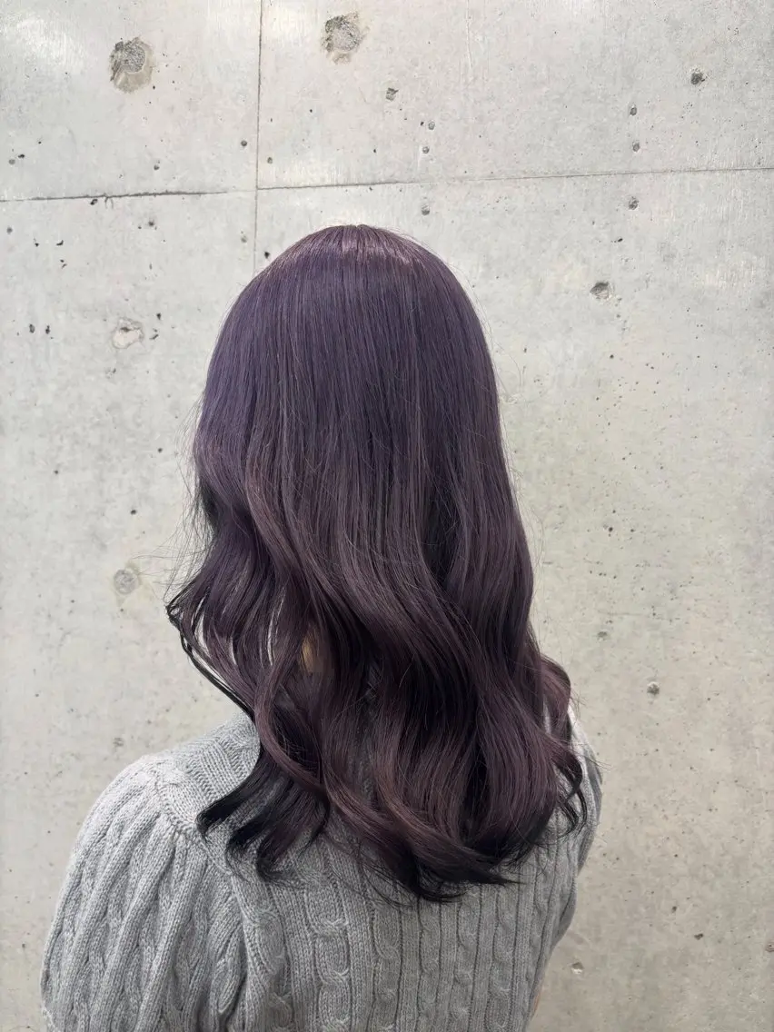 セミロング ヘアカラー 🛼ヘアメイクボブ 🍭yui :)のヘアスタイル