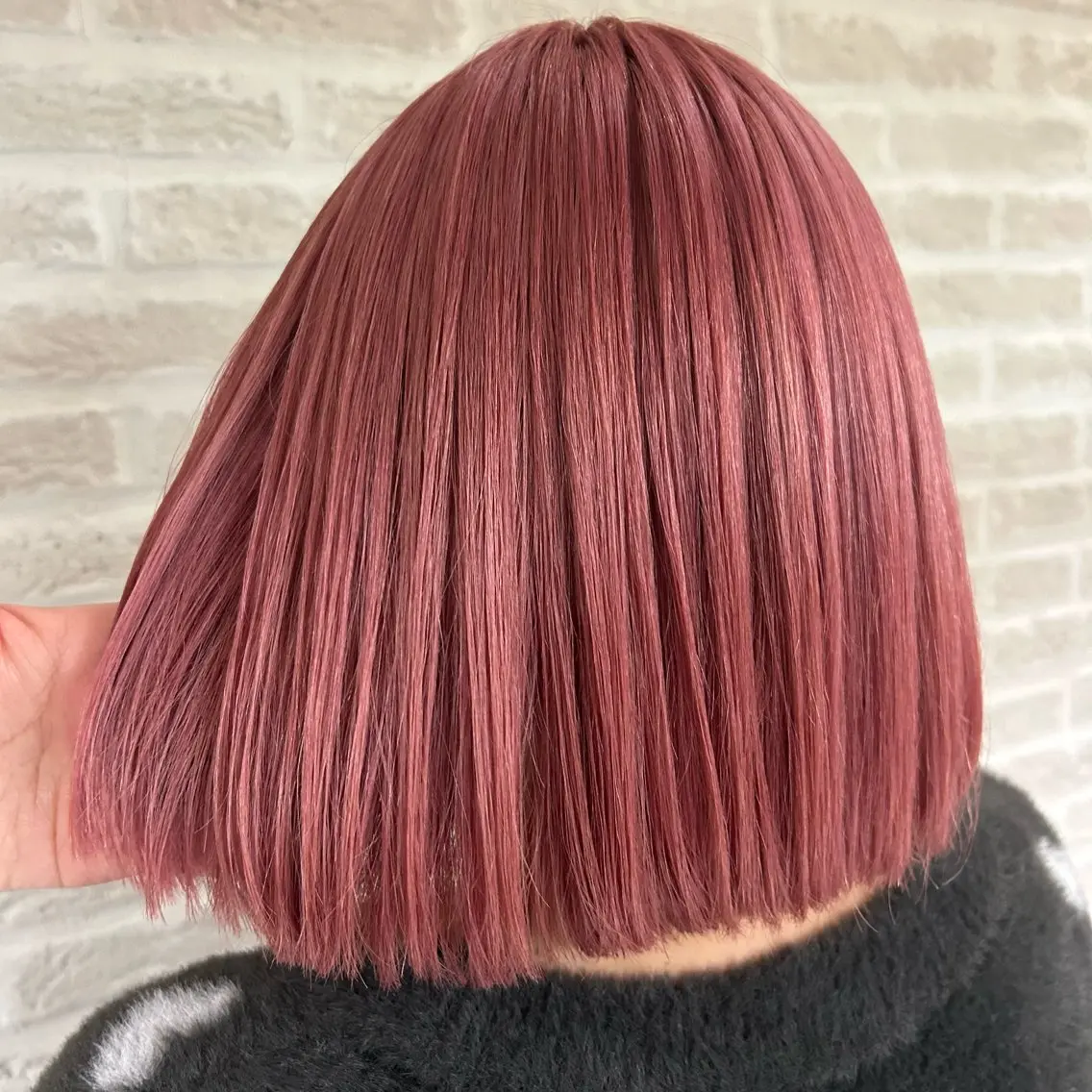 ミディアム カラー ピンクカラー 北岡 慶子 大宮駅西口徒歩3分のヘアスタイル