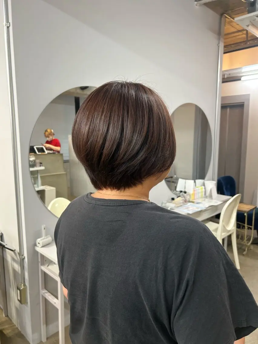 ショート サワムラ ソナタのヘアスタイル