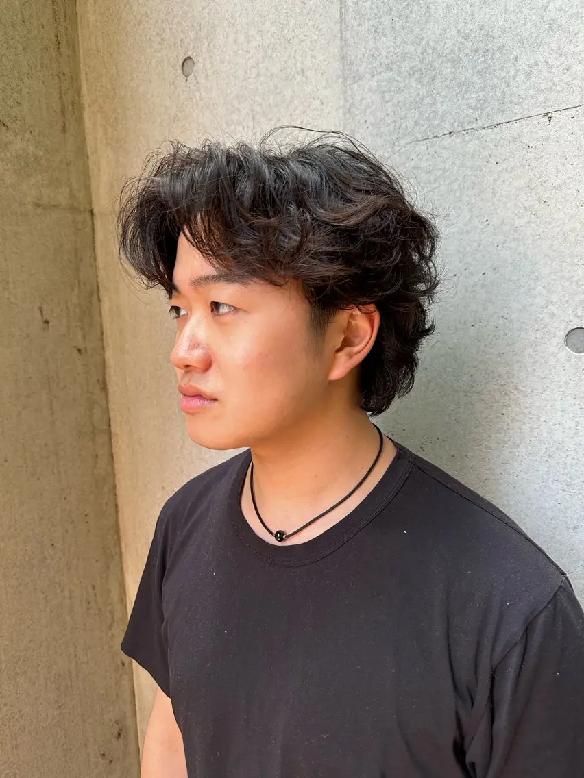 パーマ メンズ 似合わせカット /パーマ岡本淳平のヘアスタイル