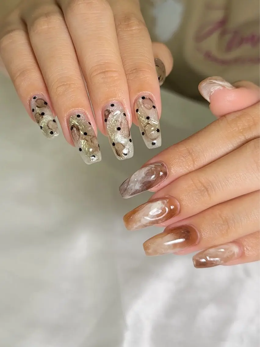ネイル ニュアンスネイル ハンドネイル Monart -deux- もえのネイルデザイン