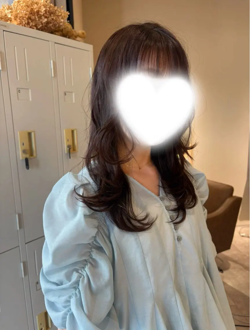 セミロング レイヤーカット LORE横川店【ブリ ーチ×レイヤー】🎀のヘアスタイル