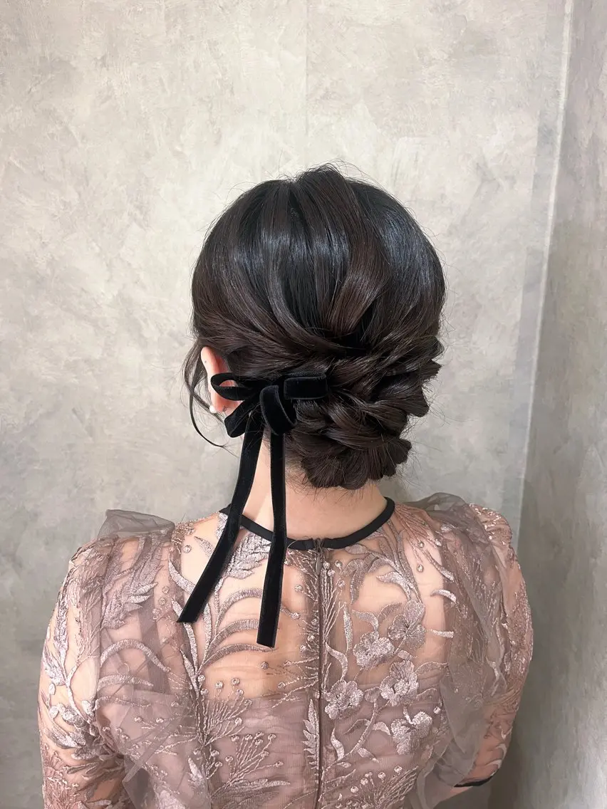 ヘアアレンジ ヘアセット 垢抜けヘアメイク🫧 JURI🪽のヘアスタイル