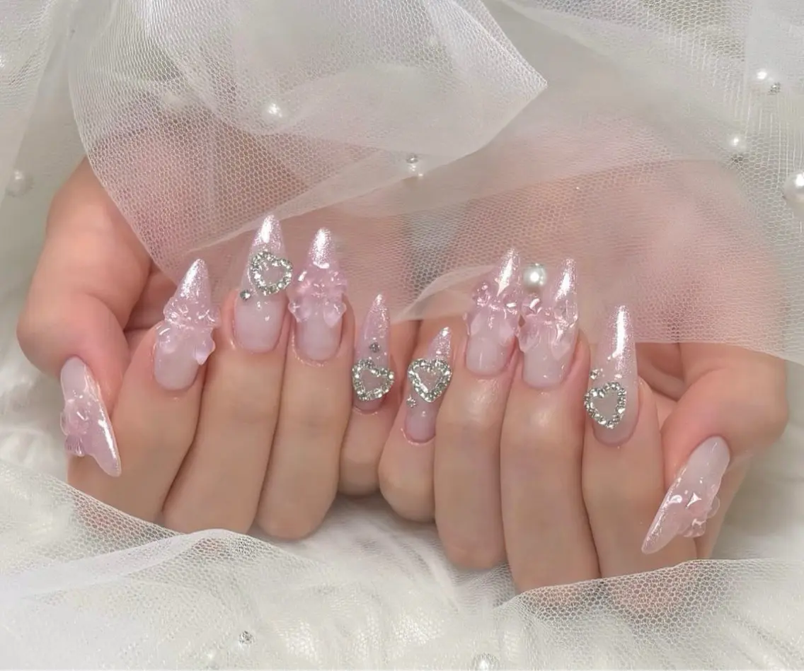 ネイル 韓国ネイル 持ち込み ニュアンスネイル ネイルチップ ハンドネイル TABI ANA.CHUOのネイルデザイン