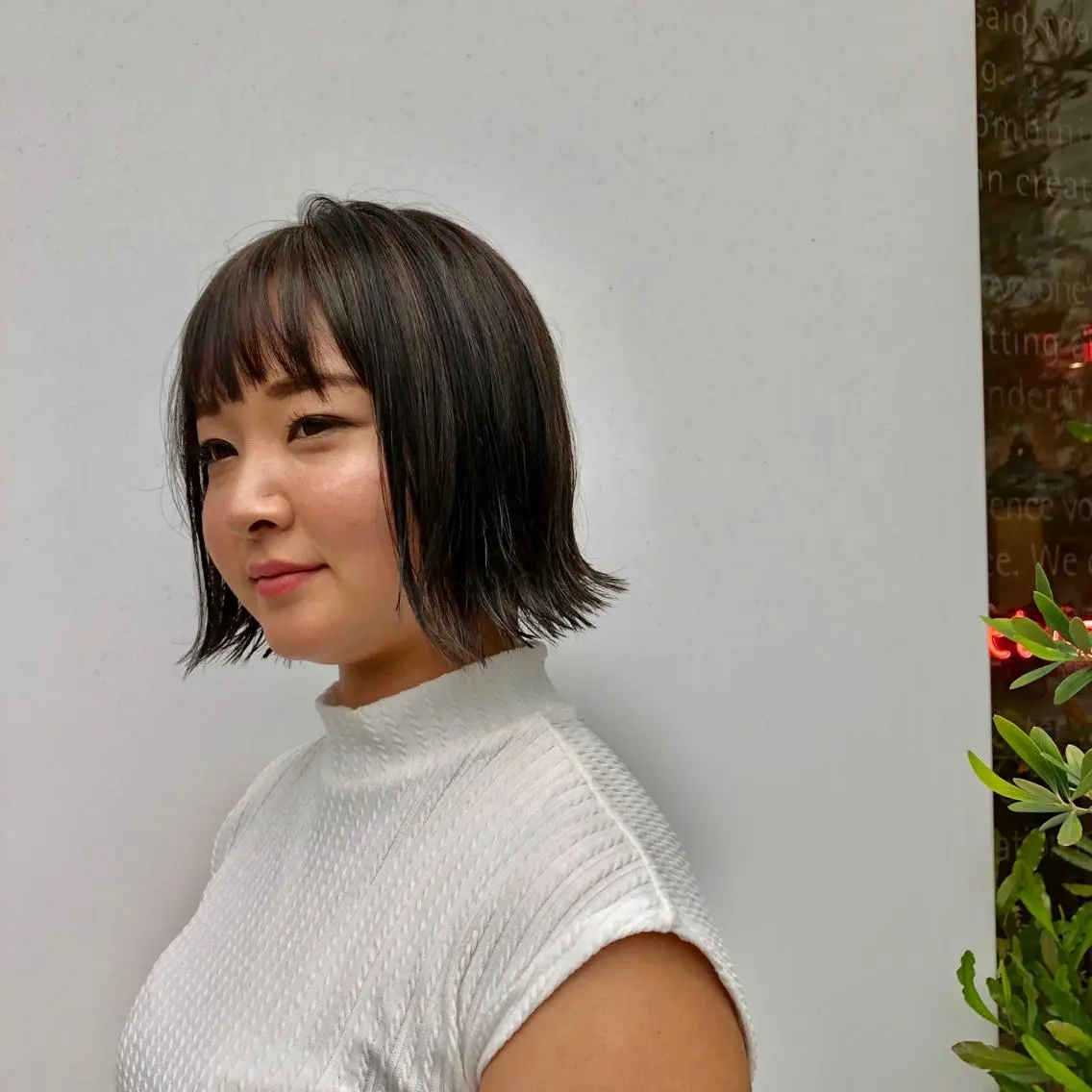 ショート ハイライト 古屋 花織のヘアスタイル