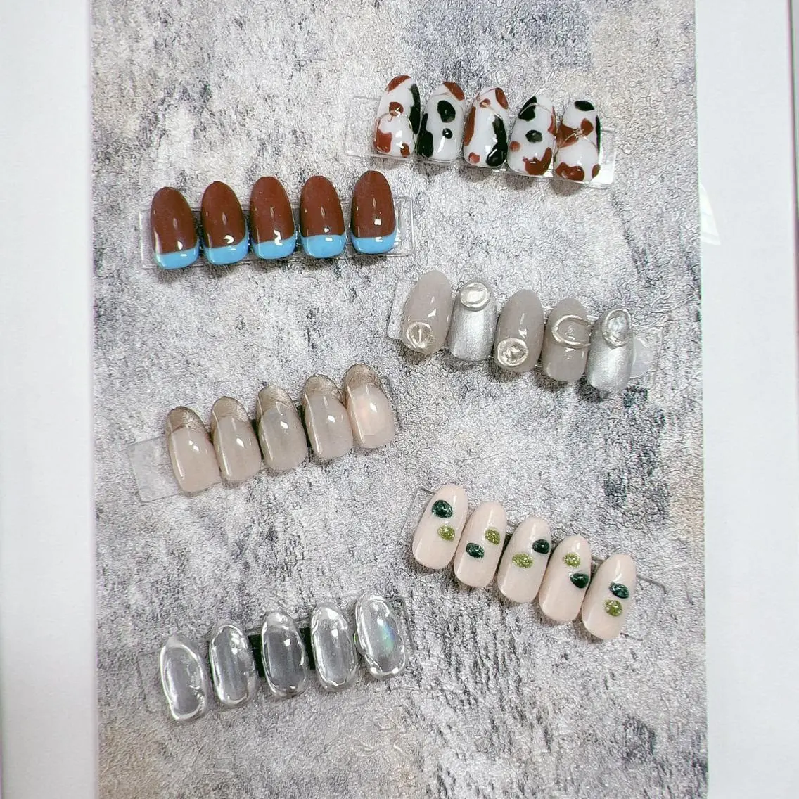 【オフなし】ワンカラー +アート5本の写真