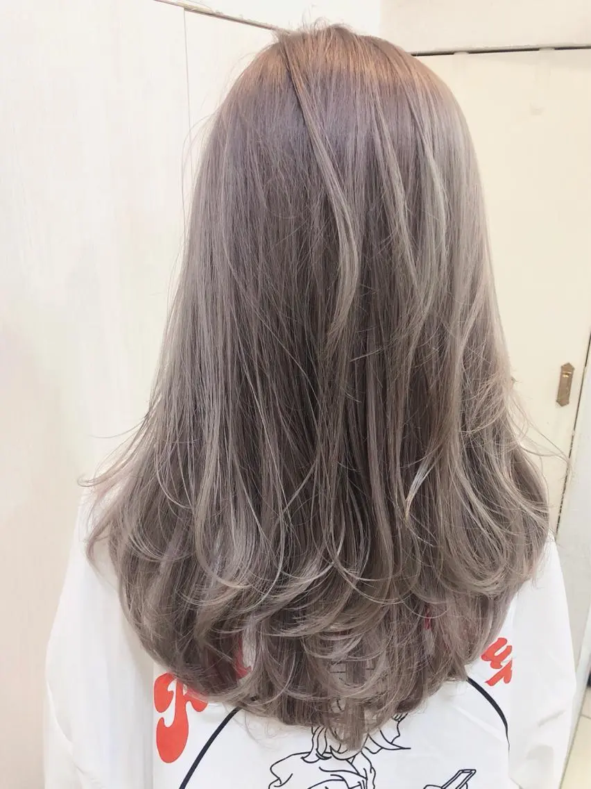 ✨メンテナンスカット+ワンカラー✨【透明感カラー 赤み消しカラー 暖色カラーオリーブベージュ グレージュ ミルクティー】の写真