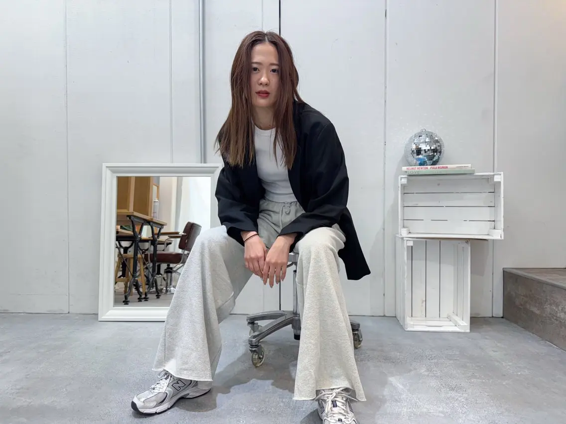 ミディアム カラー パーマ ヘアアレンジ 松坂 真衣のヘアスタイル
