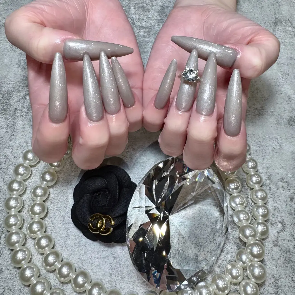 ネイル ロングネイル ネイルチップ ハンドネイル Doris Nail Salonのネイルデザイン