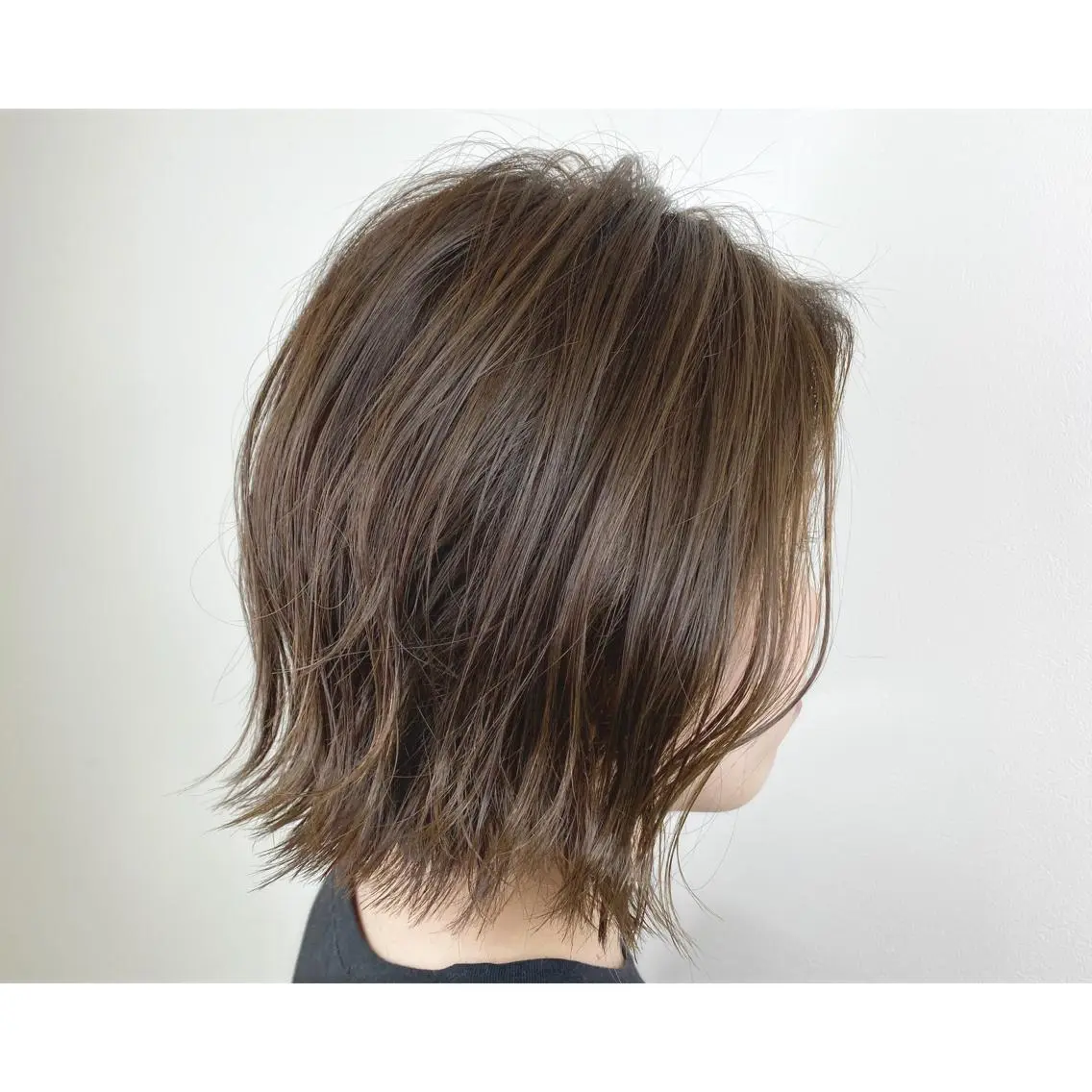 ショート カラー ヘアアレンジ 切りっぱなしボブ ボブ ERI ☆のヘアスタイル