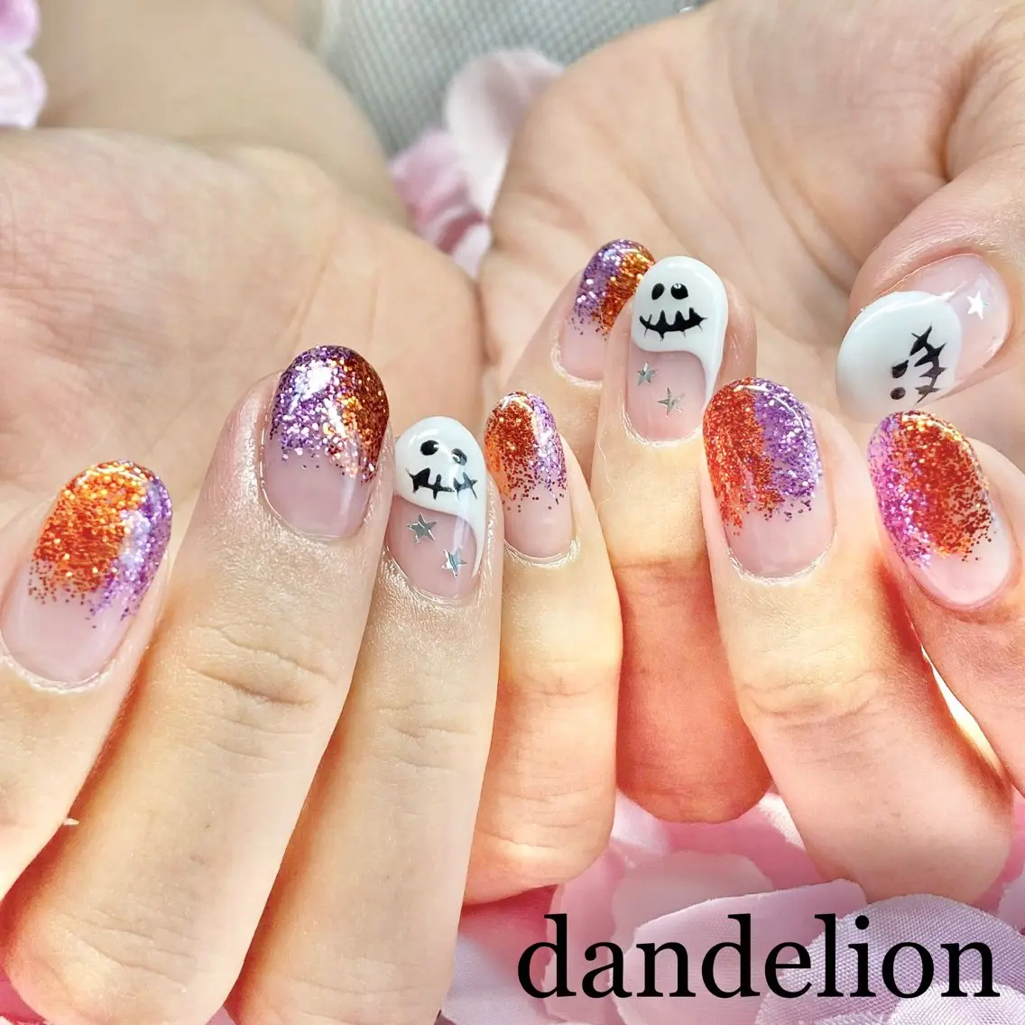 ネイル ハンドネイル ハンドケア dandelion ダンデライオンのネイルデザイン
