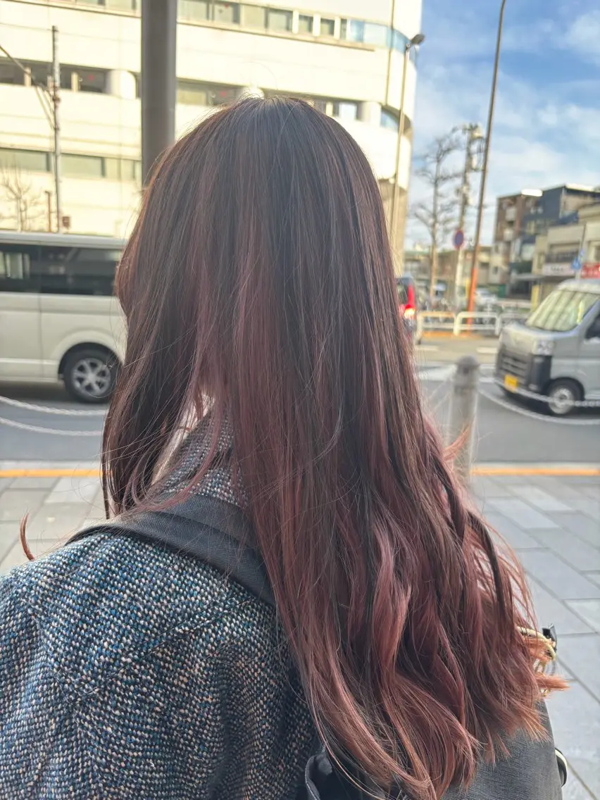 ロング カラー 🐰K+Plus🐰 まゆ🐰のヘアスタイル