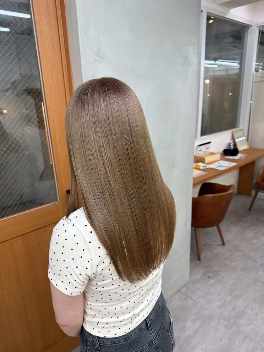 セミロング ヘアカラー 久村 泰生のヘアスタイル