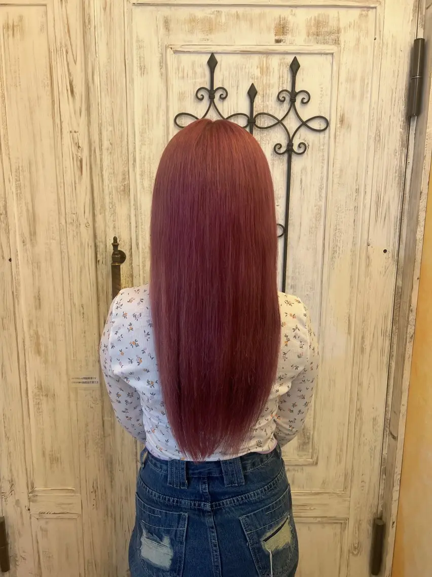 カラー 富田 彩来のヘアスタイル