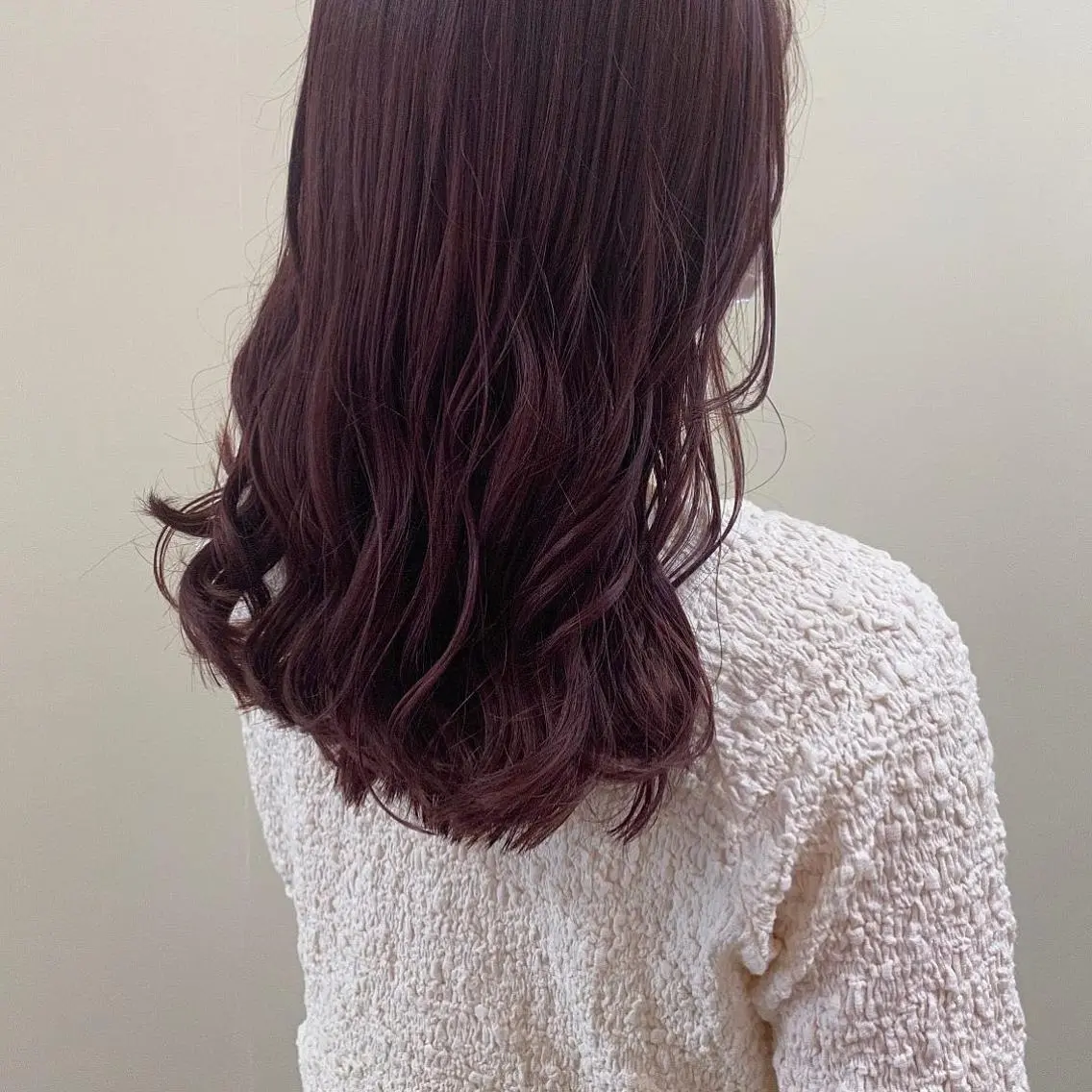 ミディアム カラー ブリーチ ピンクカラー 清村 和音のヘアスタイル