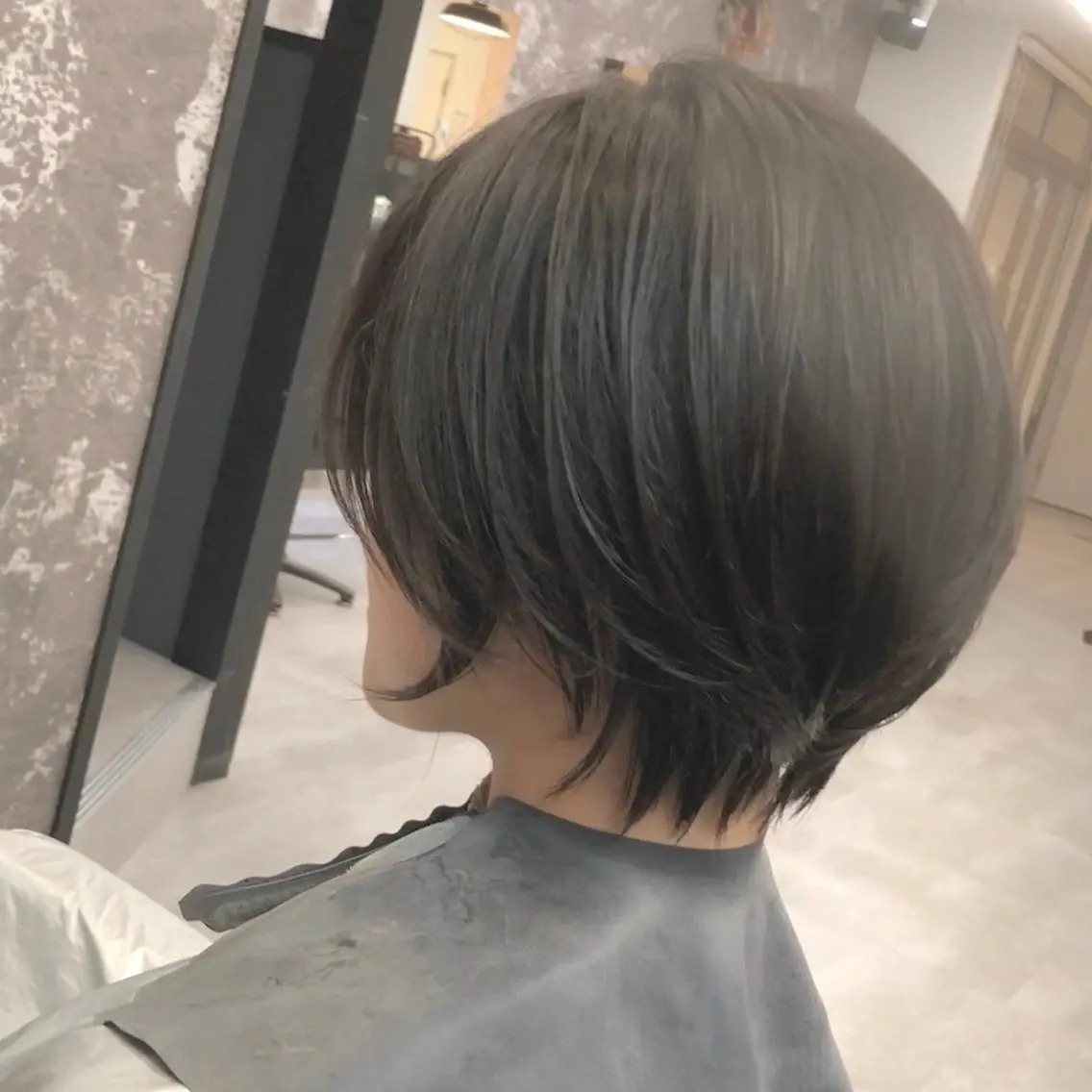 ショート ショートボブ ボブ 外国人風カラー ハイライト レイヤーカット アンドウ ユウ/ レイヤーカット/韓国のヘアスタイル