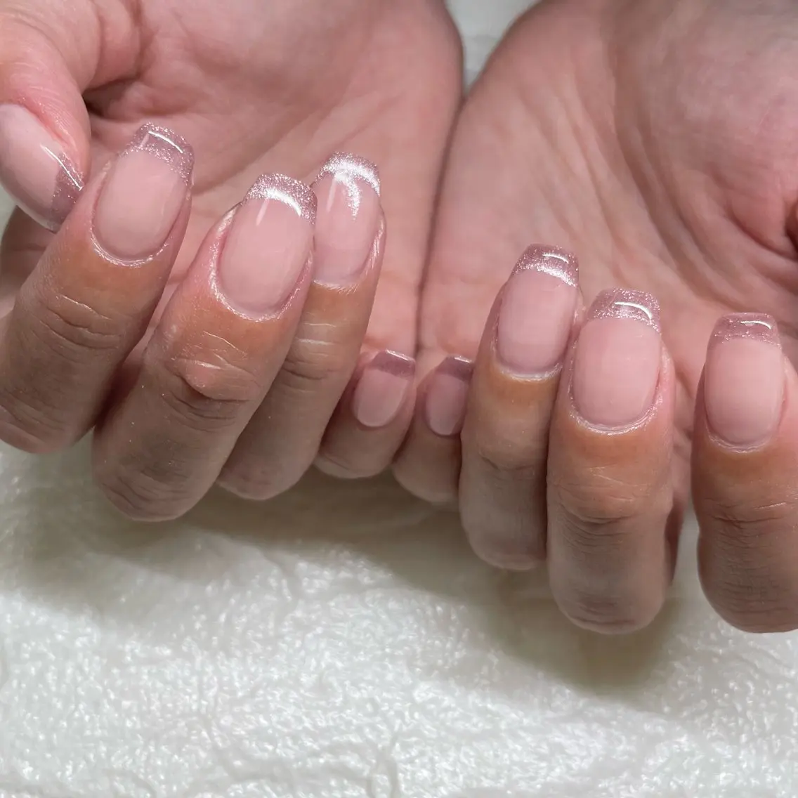 ネイル フレンチネイル マグネットネイル マグネットフレンチ MINORI Nail&Waxのネイルデザイン