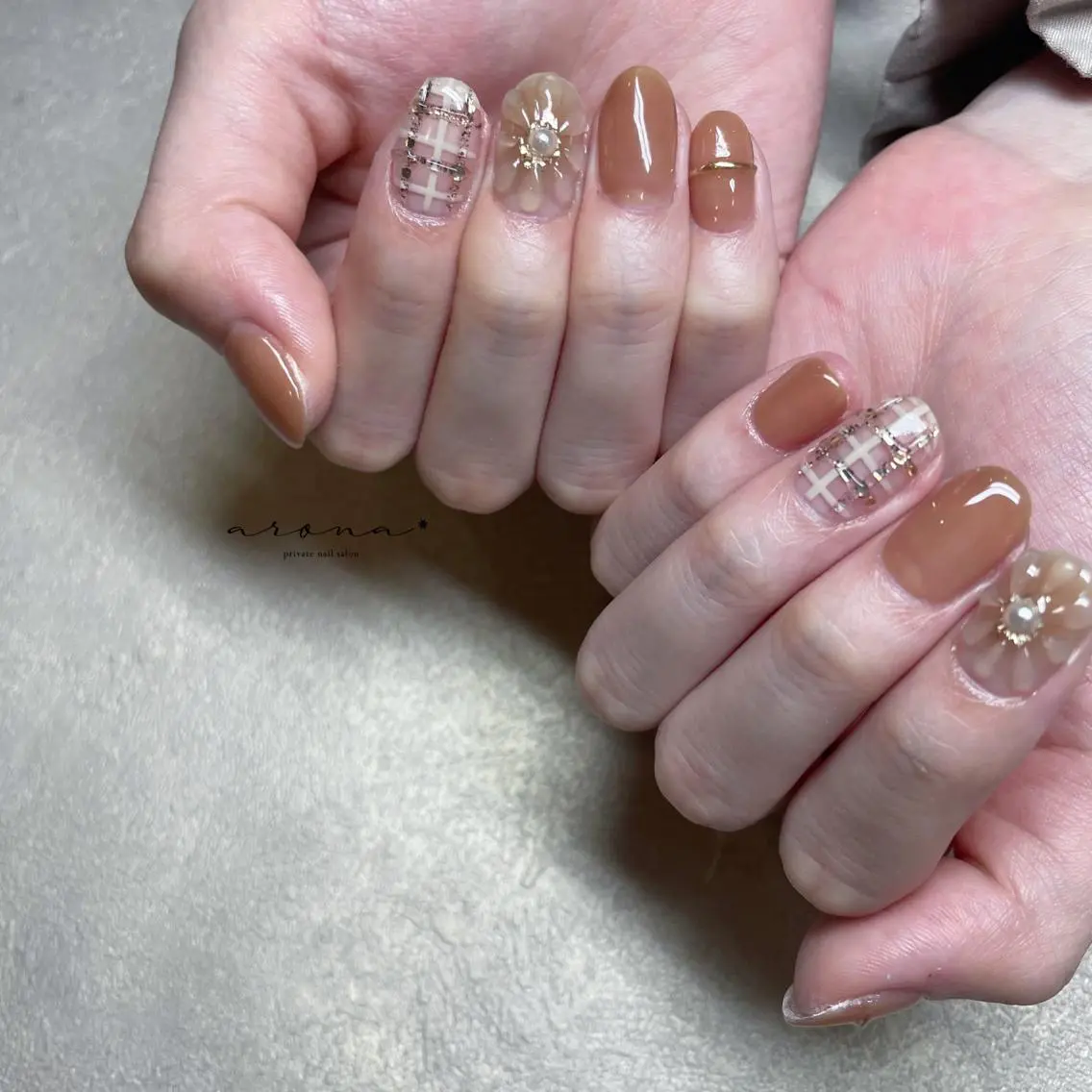 ネイル ハンドネイル nail salon ✷aronaのネイルデザイン