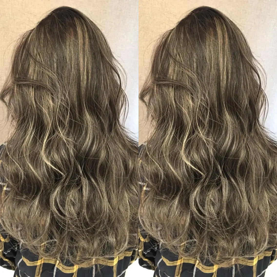 ロング カラー ベージュカラー ハイライトカラー 3Dハイライト ハイライト ヘアカラー トリートメント 井上 一平のヘアスタイル