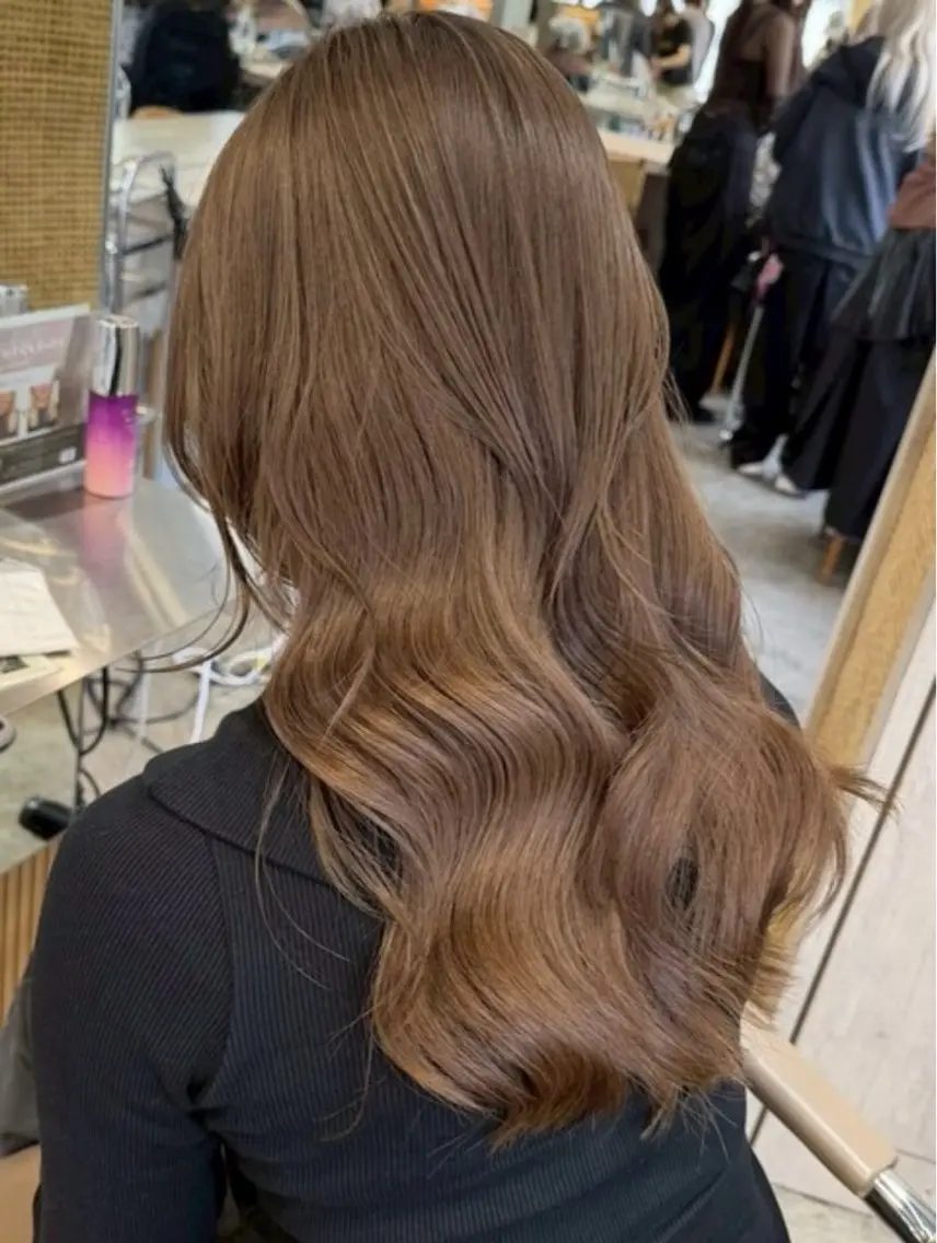 カラー ベージュカラー ブリーチ 透明感カラー ダブルカラー ハイトーンカラー ヘアカラー あつき/パーマ/縮毛 /ブリーチ特化🌟のヘアスタイル