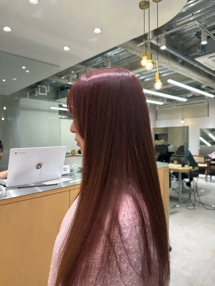 ロング ヘアカラー 🍇透明感カラー/ カットひかる🍒のヘアスタイル
