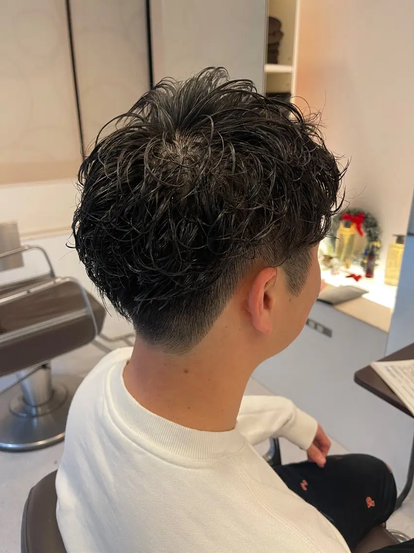 パーマ メンズ LABO. 門屋和香那のヘアスタイル