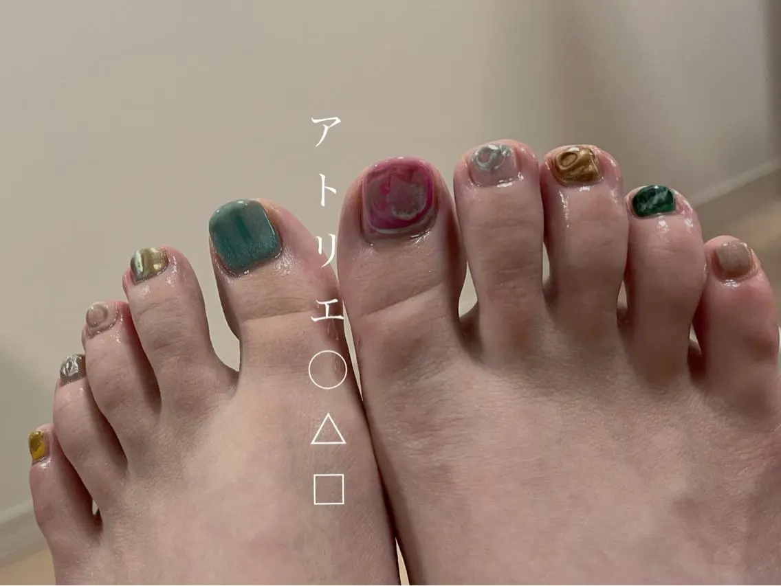 ネイル フットネイル アトリエ ○△□のネイルデザイン