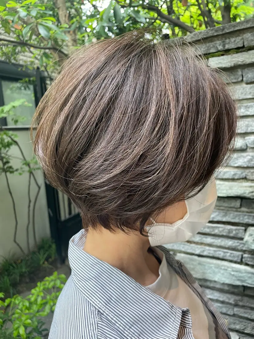 【平日限定30%OFF】⭐️カット+カラー+ハイライト+トリートメント⭐️の写真