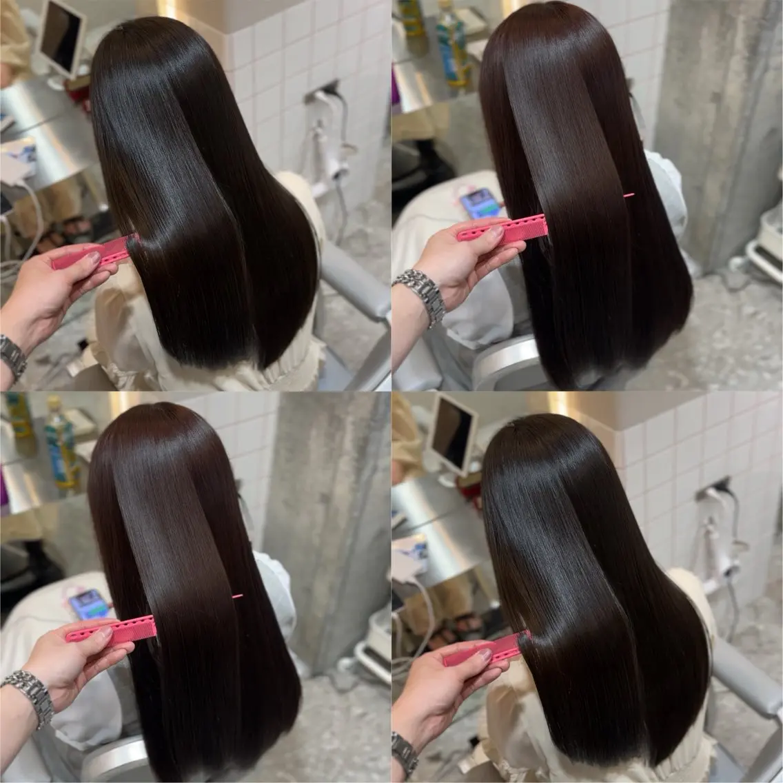 【美髪矯正】🎈韓国風似合わせカット🎈+🩵美髪ケアストレート矯正🩵+🫧選べる髪質改善トリートメント🫧の写真