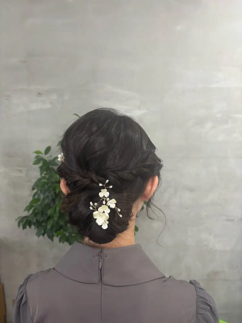 ヘアアレンジ 結婚式・ブライダル ✨透明感艶カラー ✨💍Yuri💍のヘアスタイル