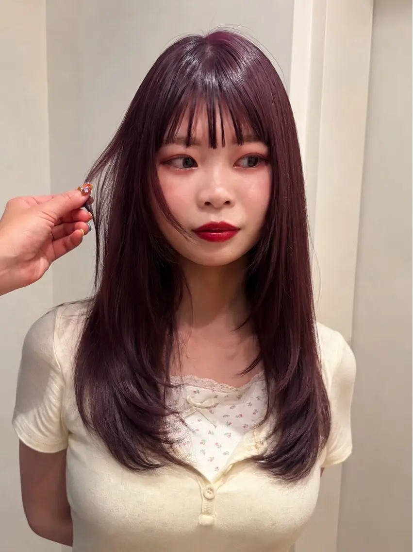 ピンクカラー(ダブルカラー)🍇💖の写真