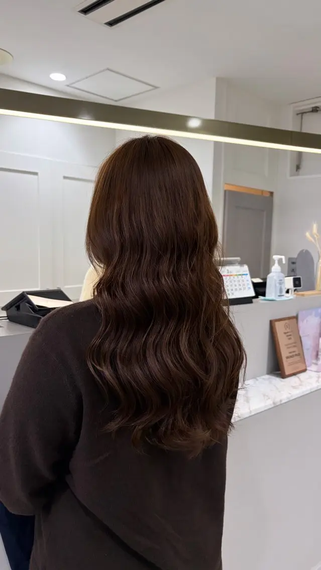 ロング パーマ カット パーマ トリートメント 銀座 デジタルパーマ みおこ/Miokoのヘアスタイル